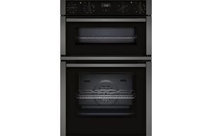 Neff N50 U1ACE2AG3B Double Electric Oven - Graphite Grey